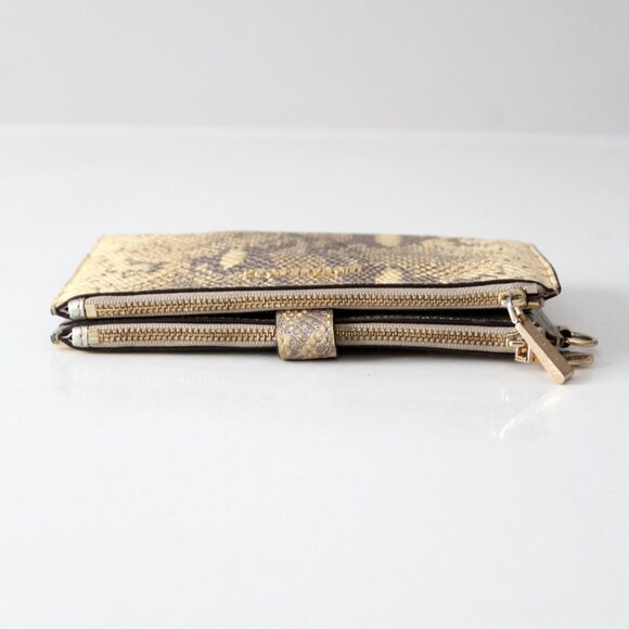 Michael Kors Python Embossed Leather Wallet - Picture 7 of 12
